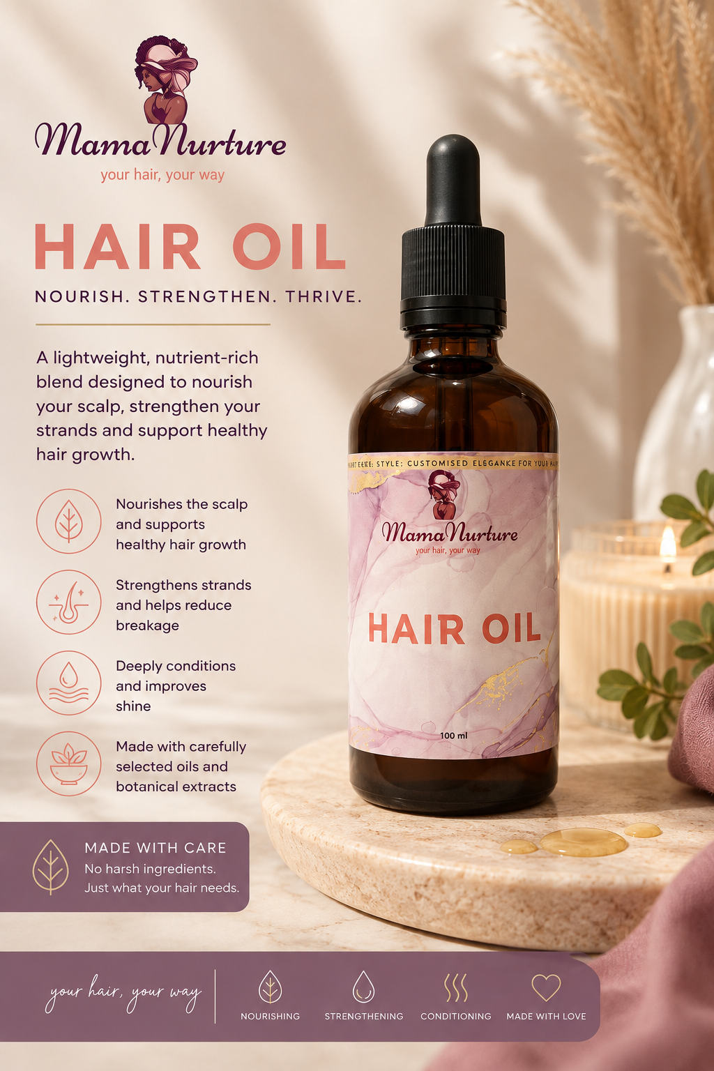 Custom Hair Oil